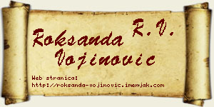 Roksanda Vojinović vizit kartica